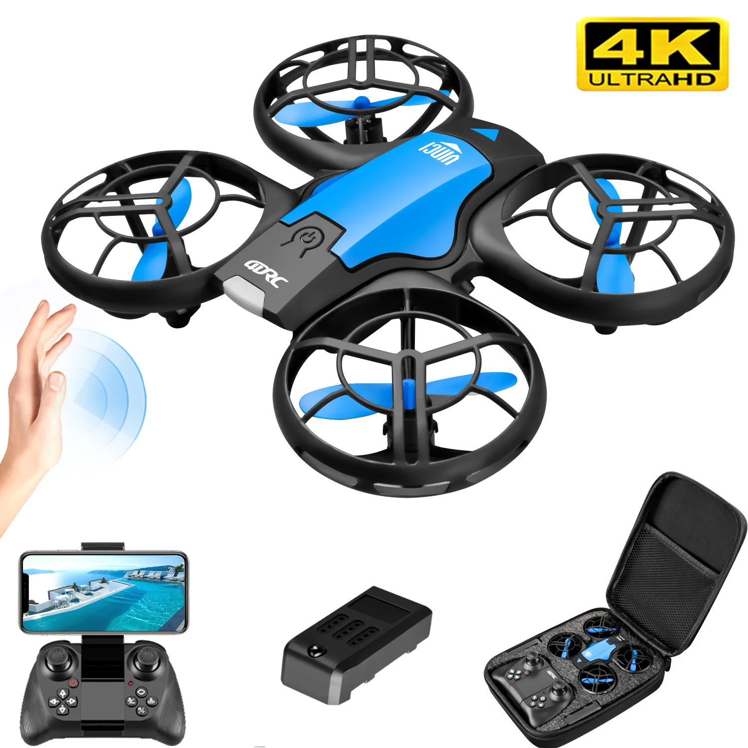 Drone Battery Case - V8 Neue Mini-Drohne 4K Professionelle HD